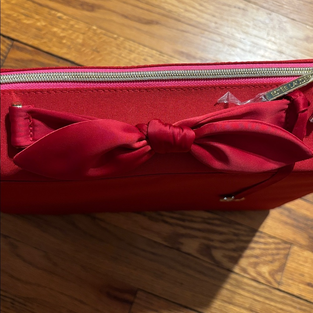 Estee Lauder Red and Pink Cosmetic Bag NWT - Picture 7 of 7